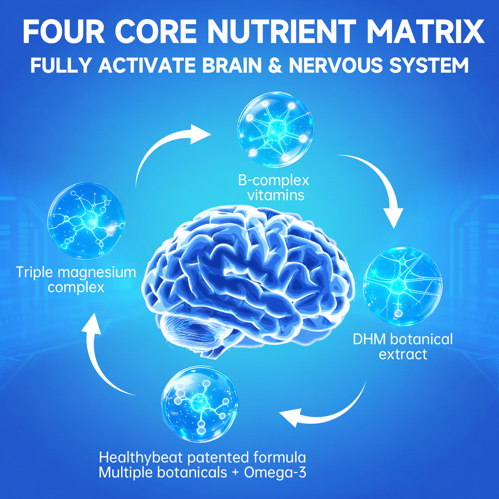 Natural Nootropic Cognitive Support Formula